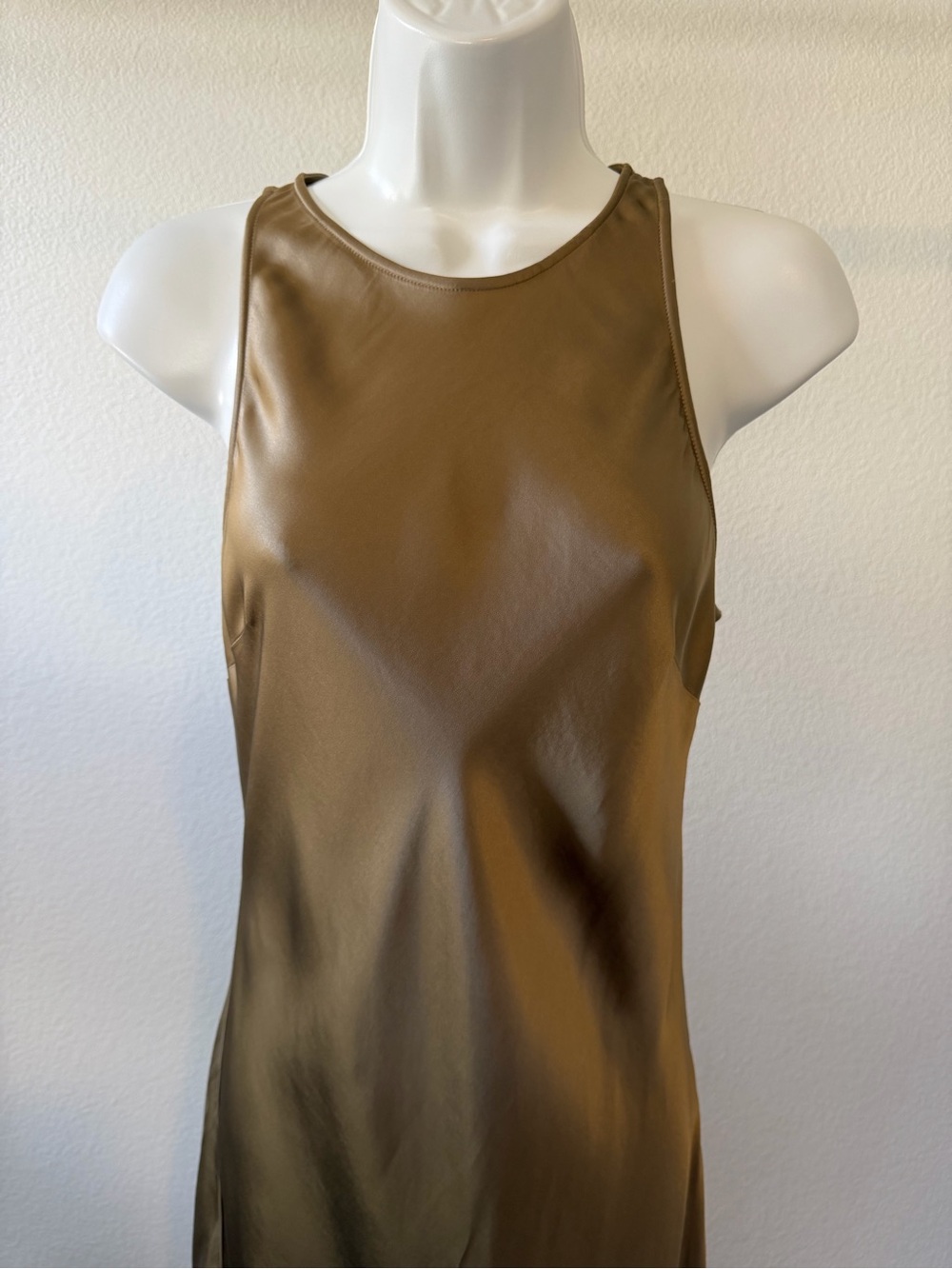& Other Stories NWT Satin Slip Midi Dress Size 6 - Picture 4 of 15